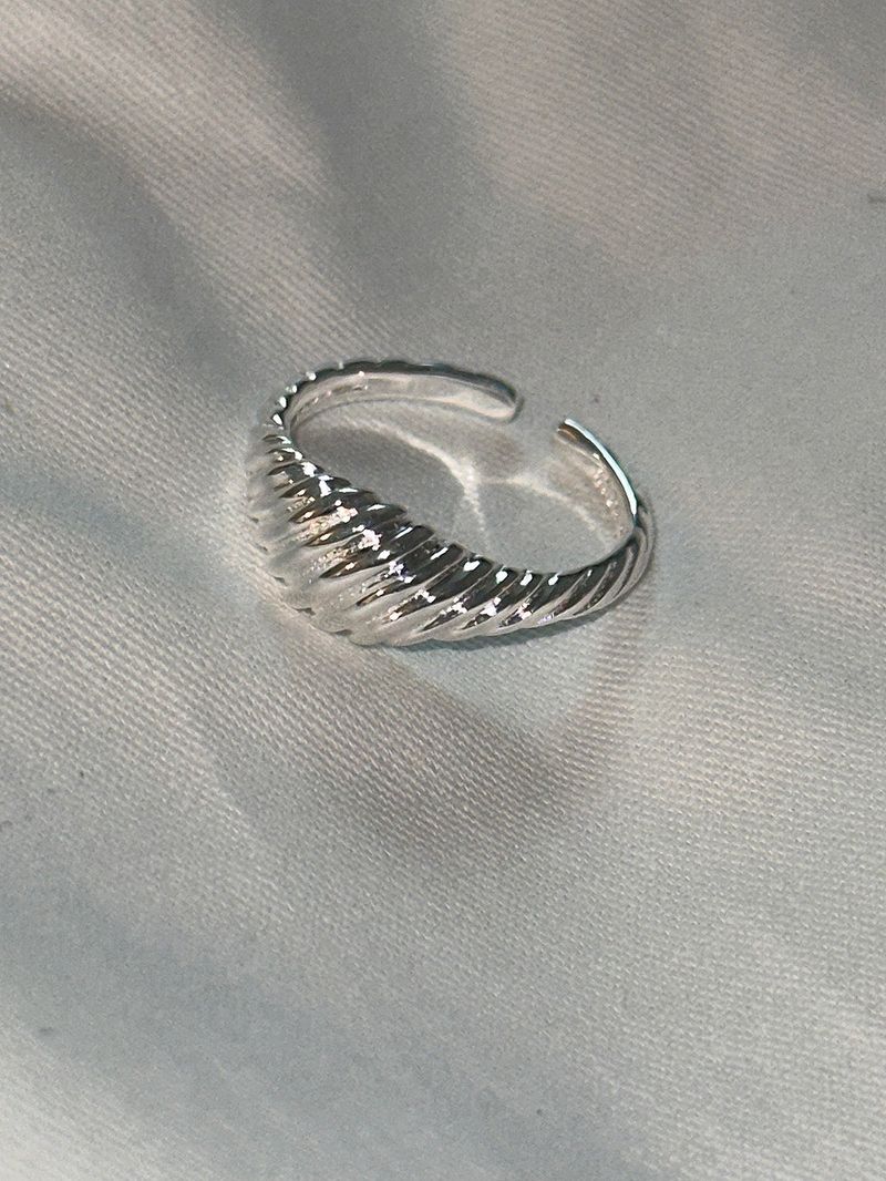 [925silver] Mini croissant ring