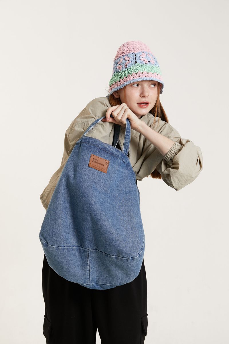 PINK PINEAPPLE（ピンクパイナップル）の「DENIM SHOULDER SACK（Bags）」