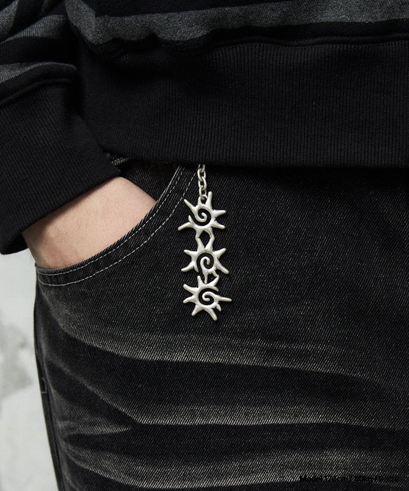 SOLAR METAL KEYRING_SILVER