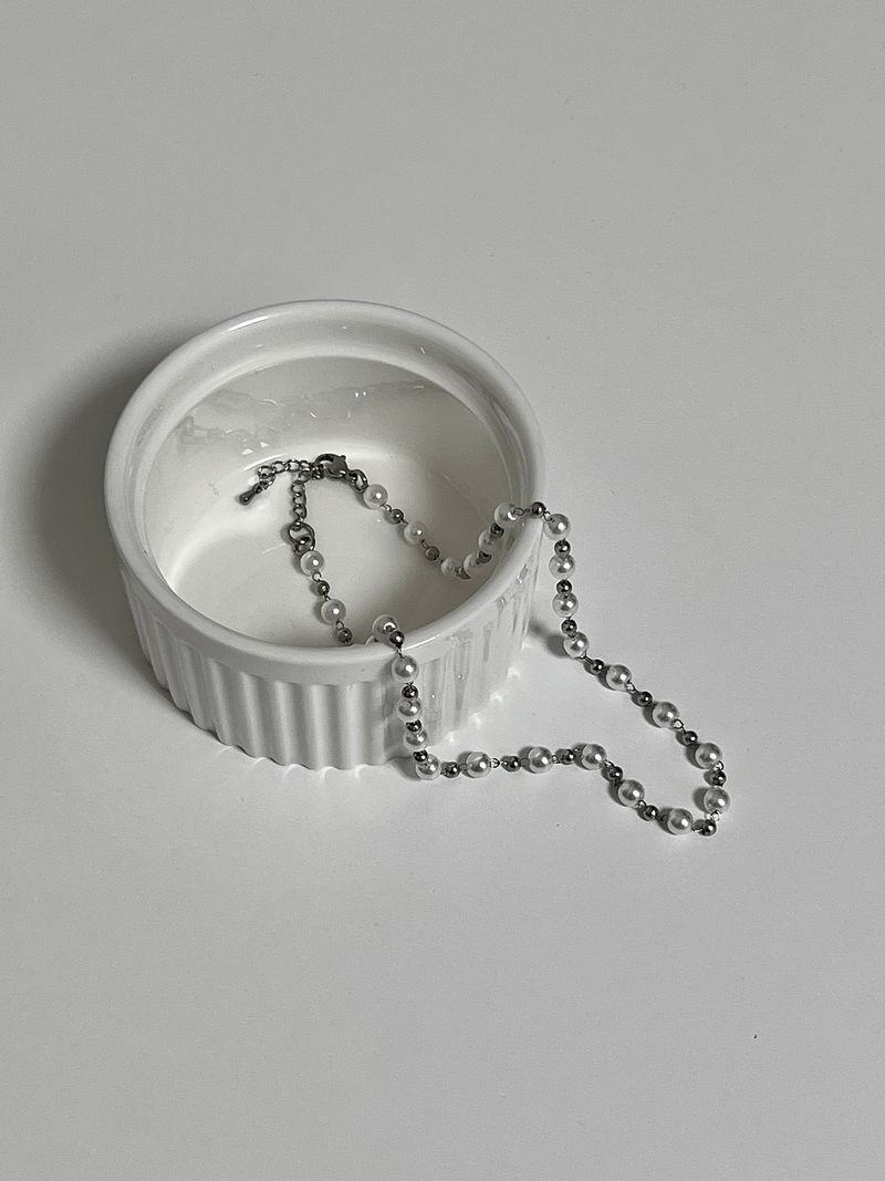 mix pearl choker