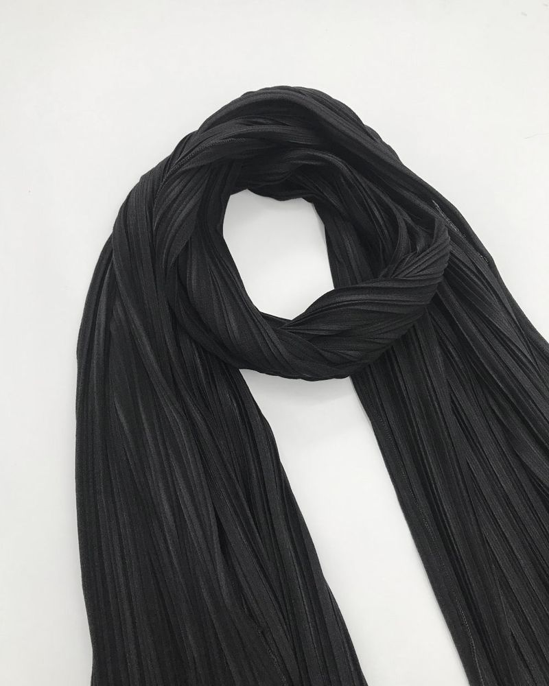 De Nuit Pleated Muffler (4color)