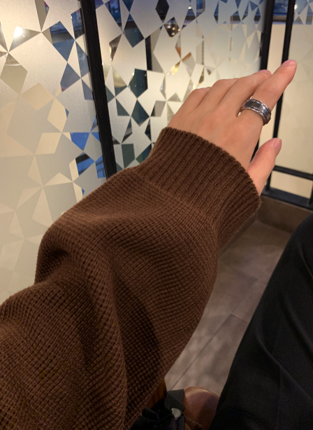 flander plain overfit cardigan