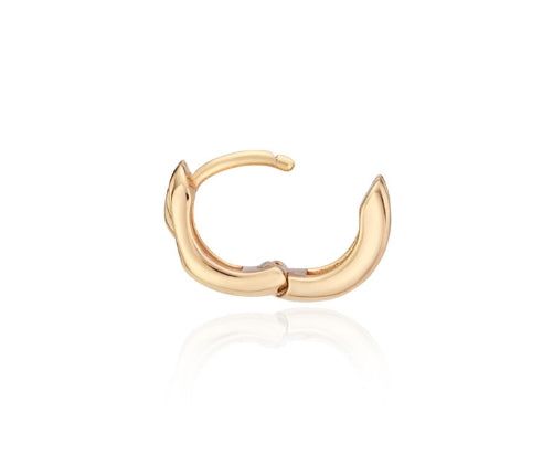 25FW★ Triple Silver Cutout One-Touch Earrings S