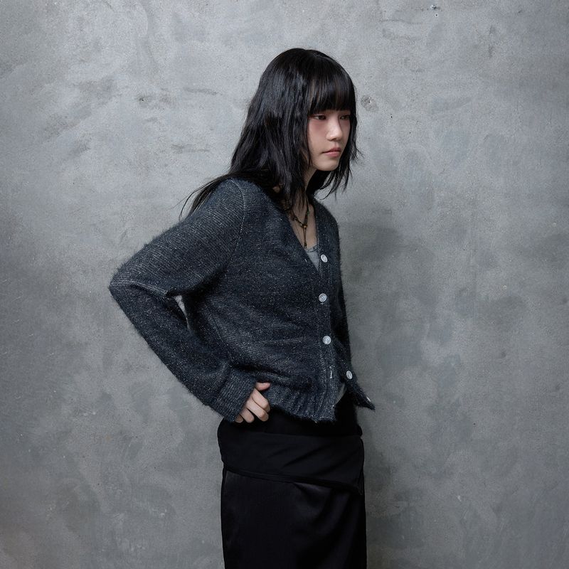 MISTY GLITTER CARDIGAN