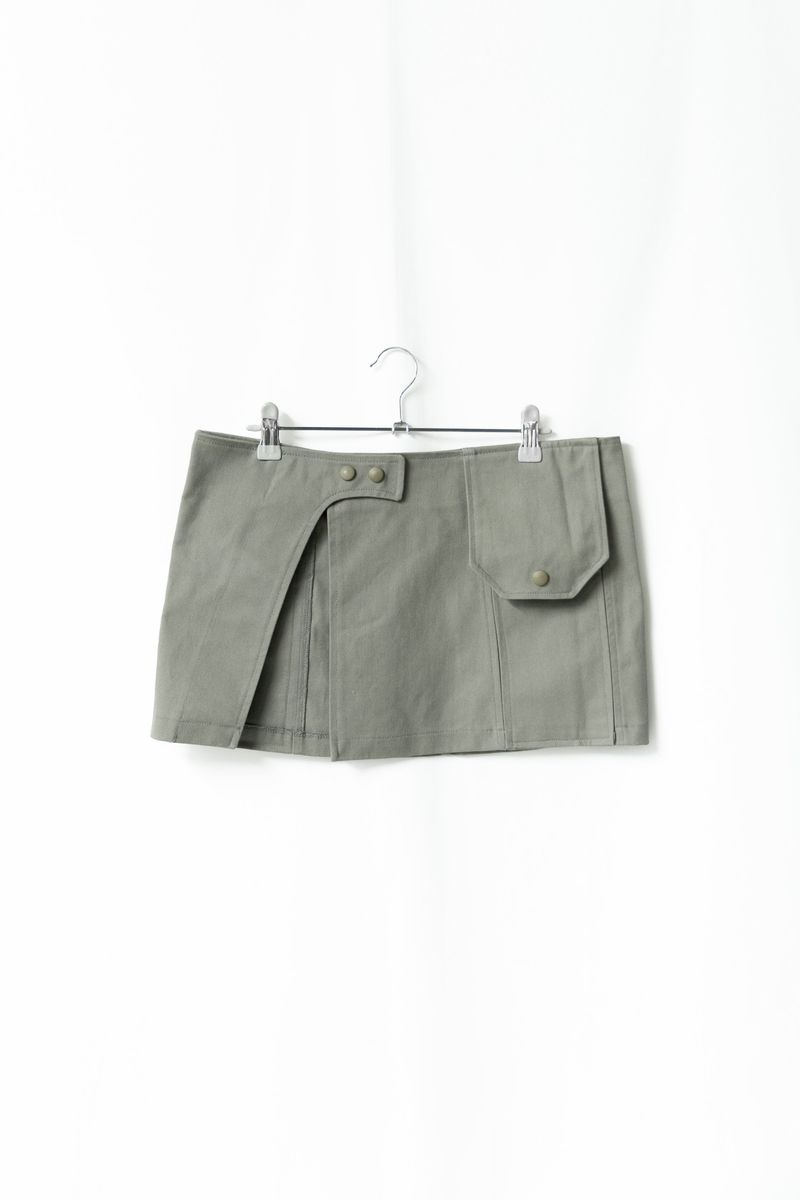 cargo mini belt skirt(2colors)