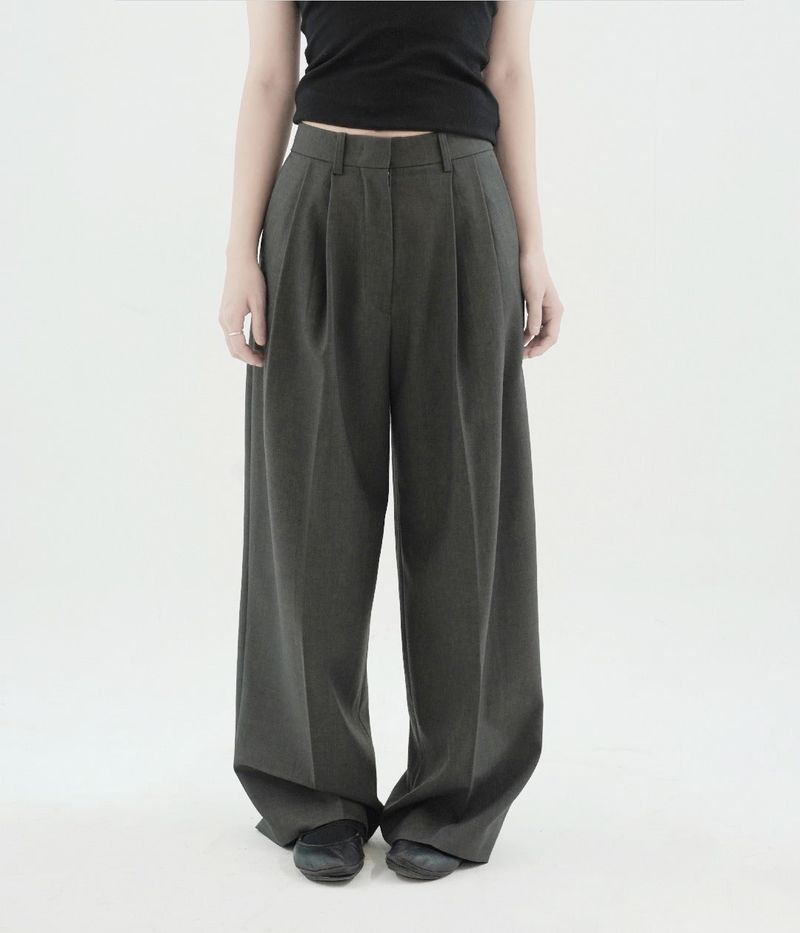 shop.fiebre（ショップ フィエブレ）の「[fiebre] クラシックウールワイドスラックス（パンツ）」