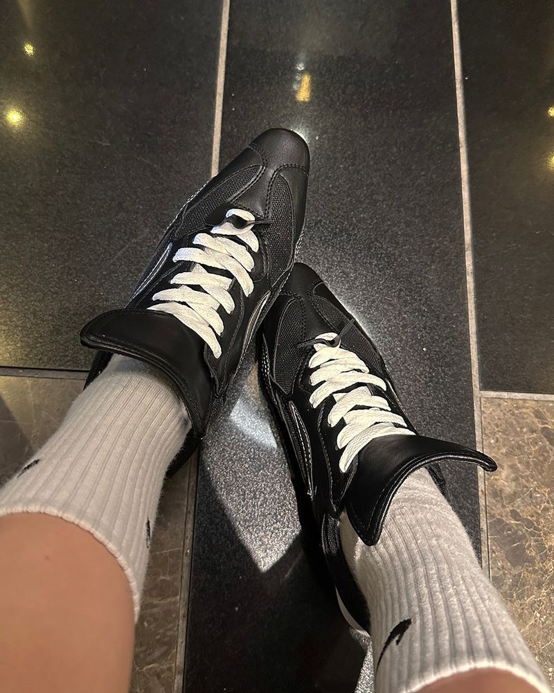 Stretto Slim Fit Wedge Sneakers