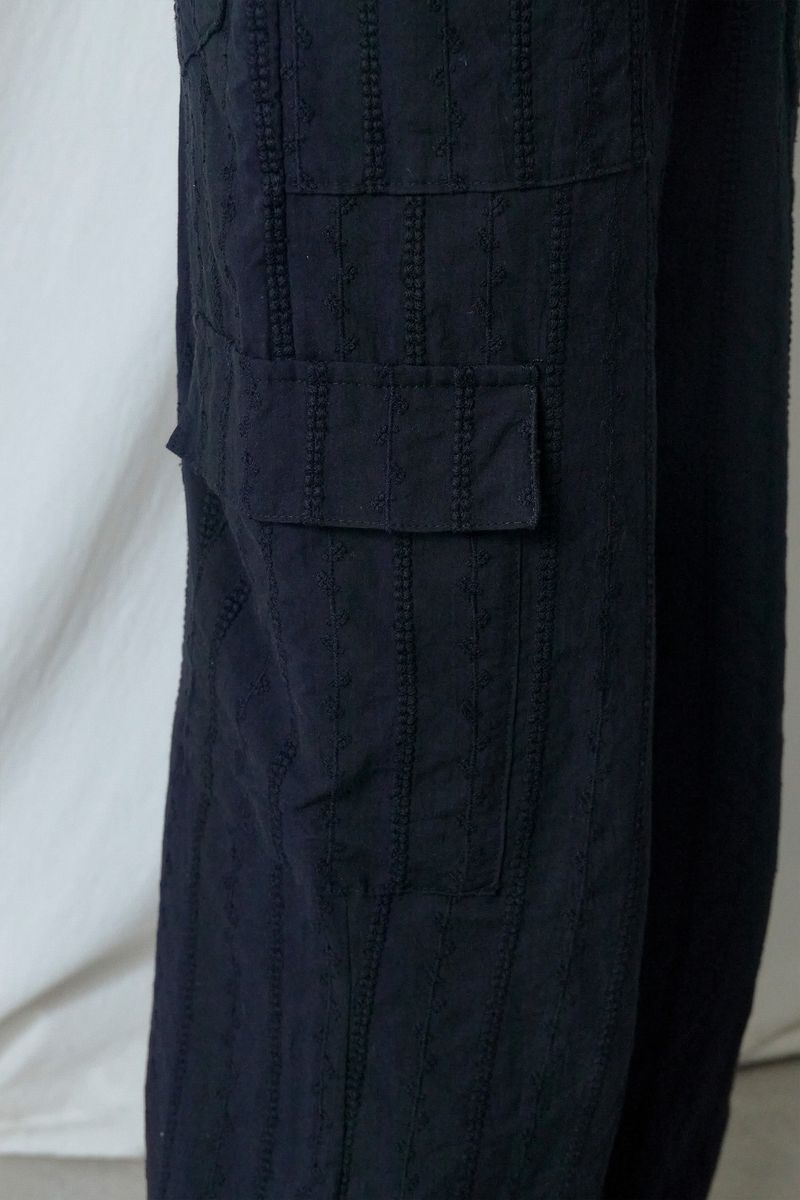 Punching Cargo Pants [Black]