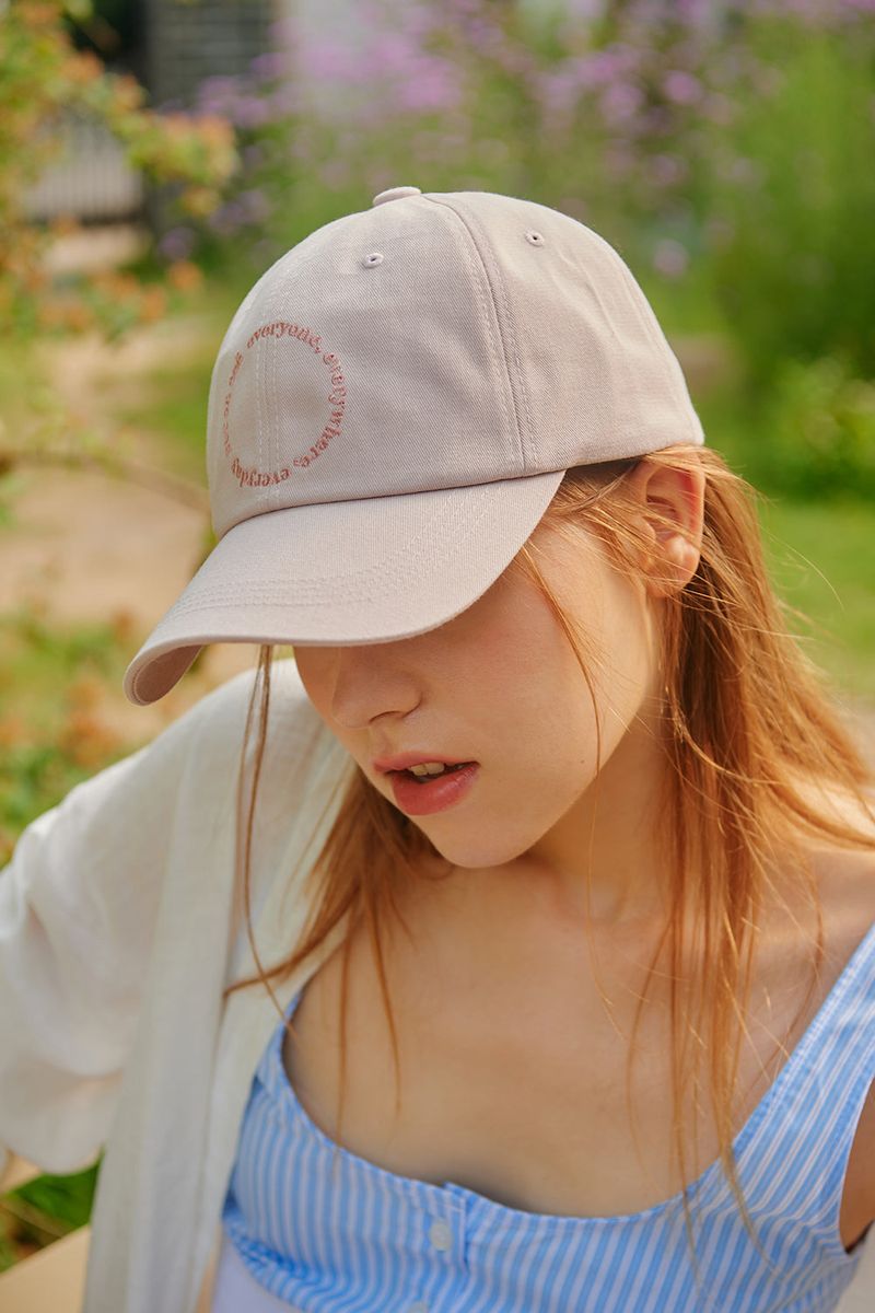 ROUND LOGO BALL CAP_3COLORS