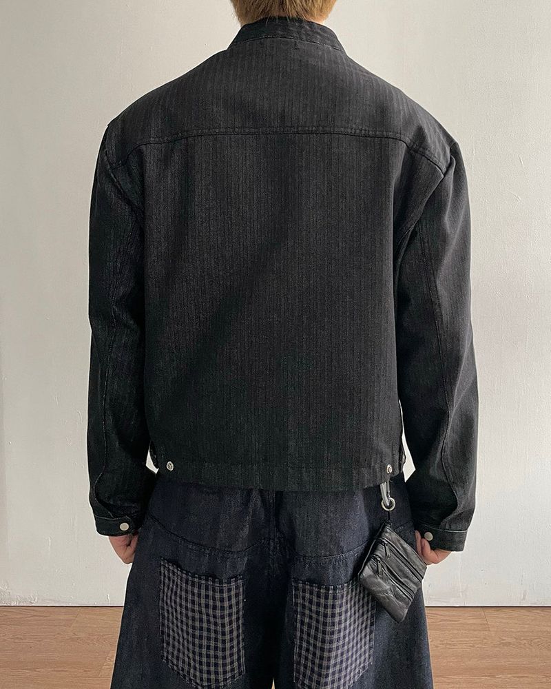Tooth Crop Denim Jacket