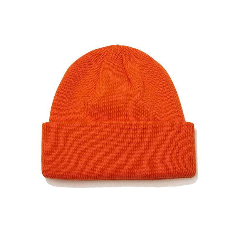 BSR2223FWBN019 BASIC COLOR BEANIE ORANGE