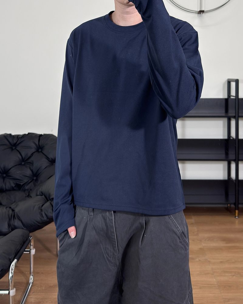 Pre Supima Cropped Long Sleeve