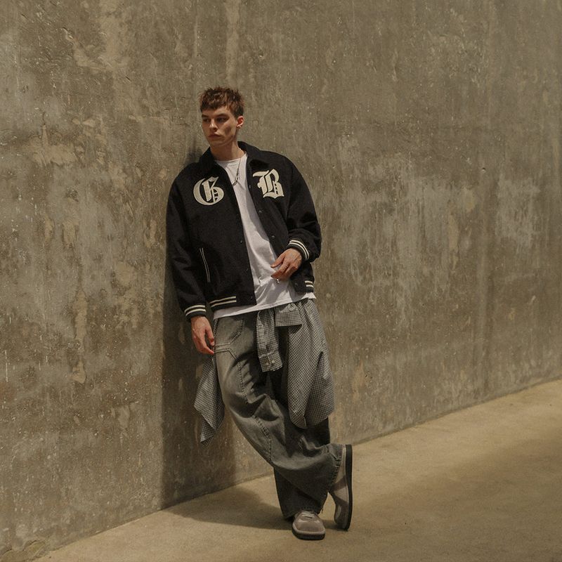 Over Logo Corduroy Jacket