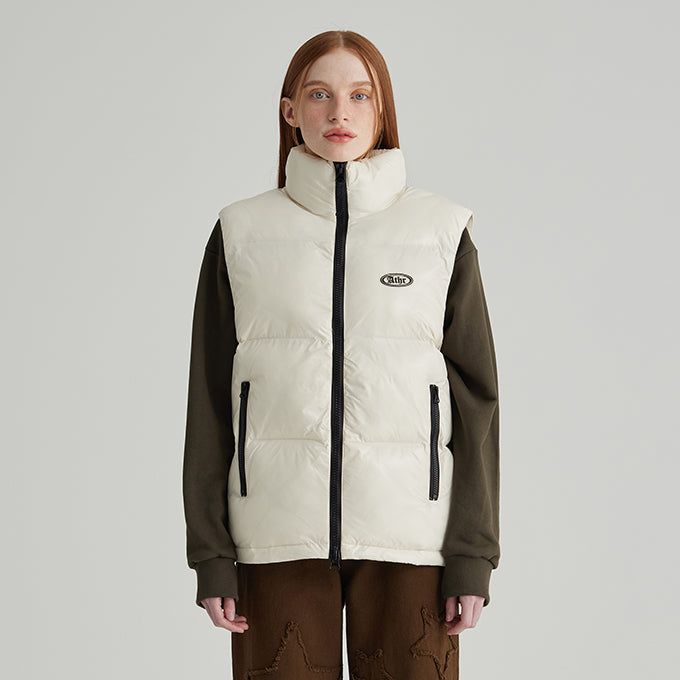 ANDTHEOTHER(アンドジアザー)の「IVORY ATHR PADED VEST(Jackets/Outerwear)」