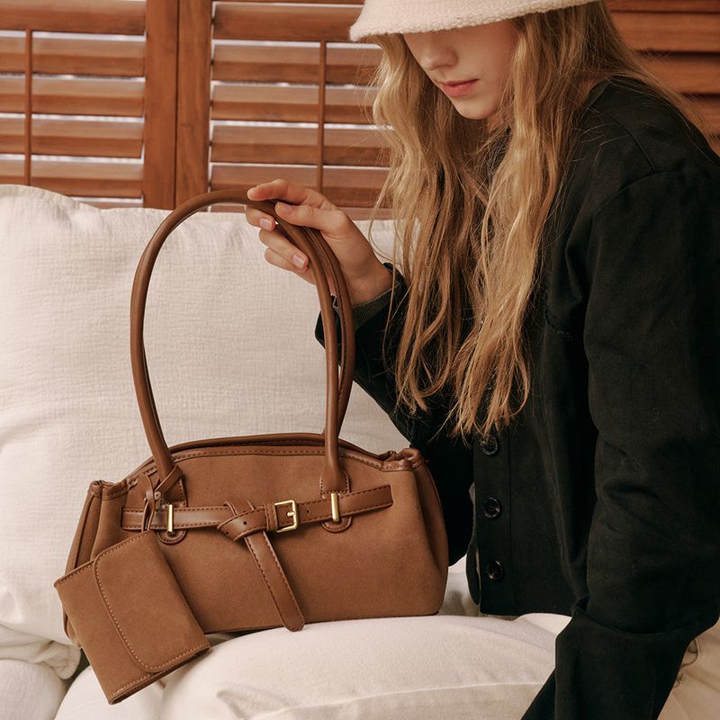 Luze Suede Bag (Camel)