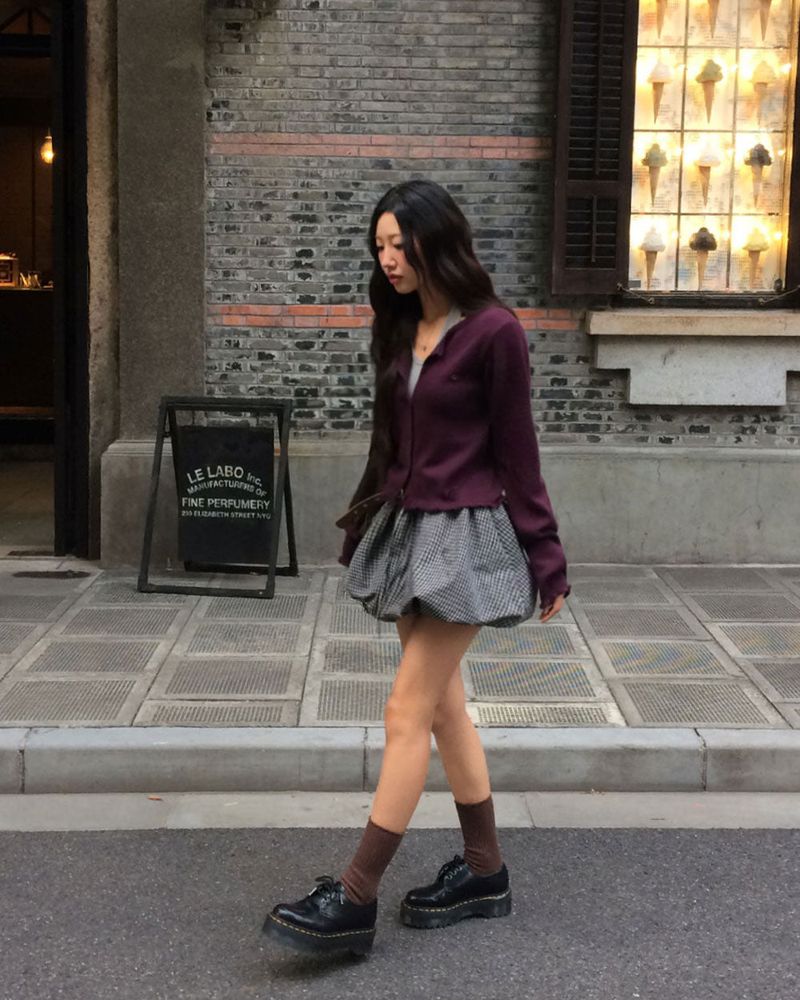 Candy Frill Knit Cardigan