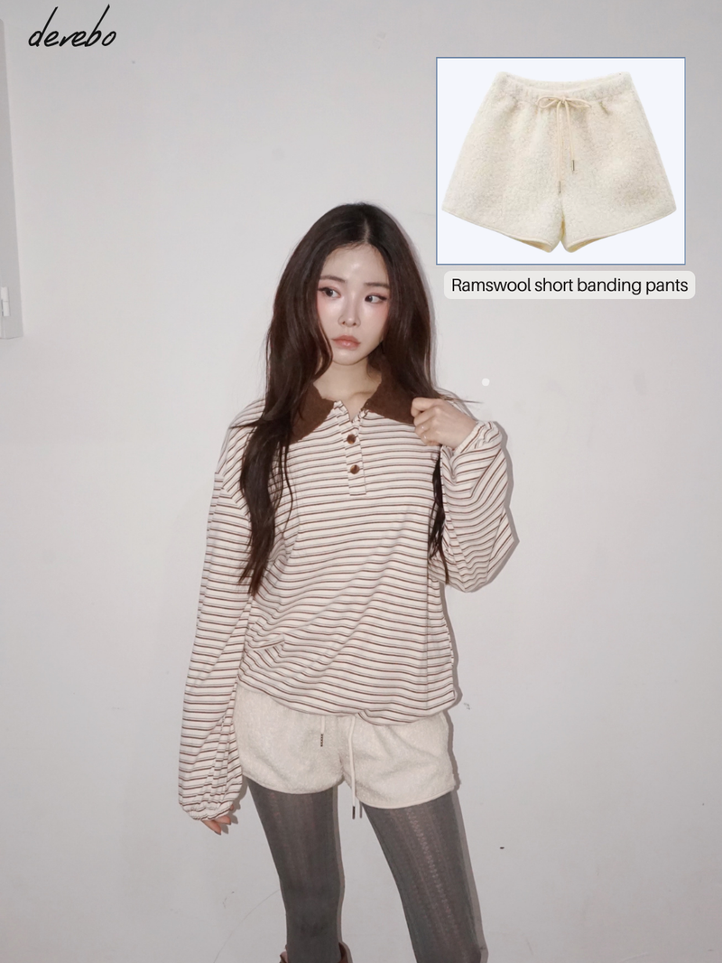 Ramswool short banding pants