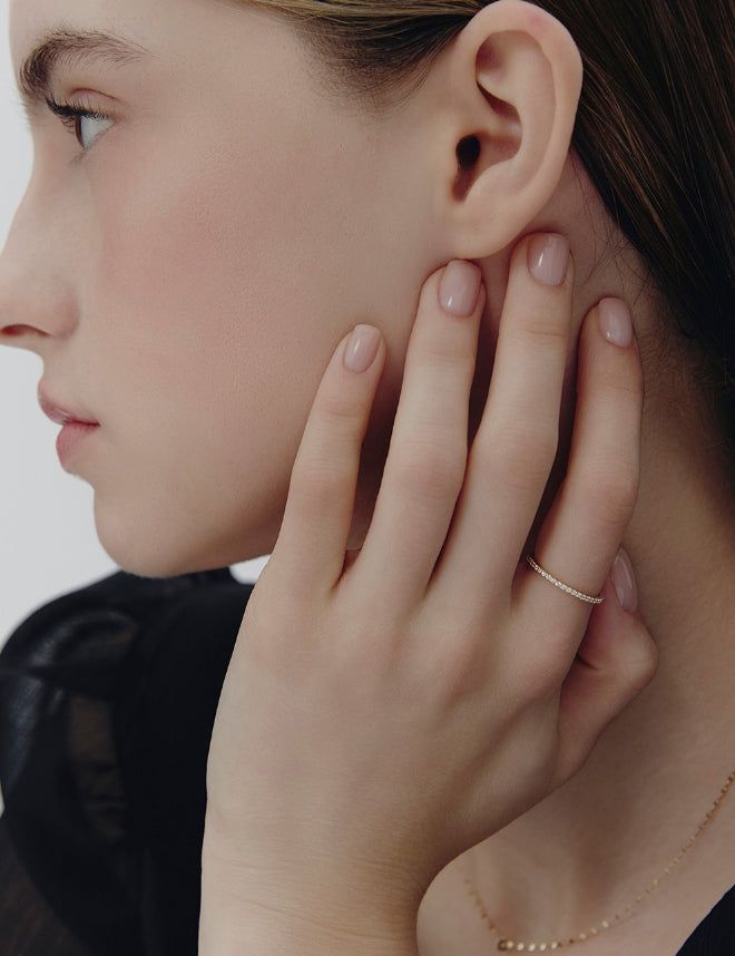 26SS★ Truly Essence 14K Full Pave Ring