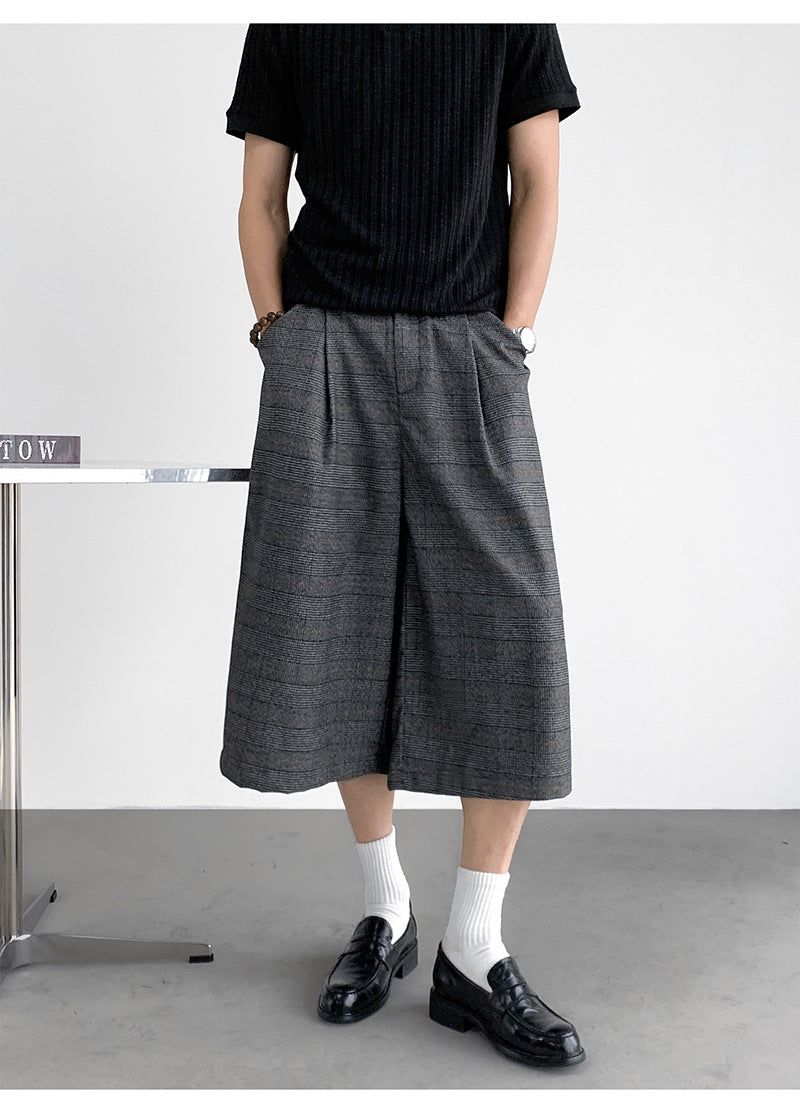 Hector Check Wide Culottes