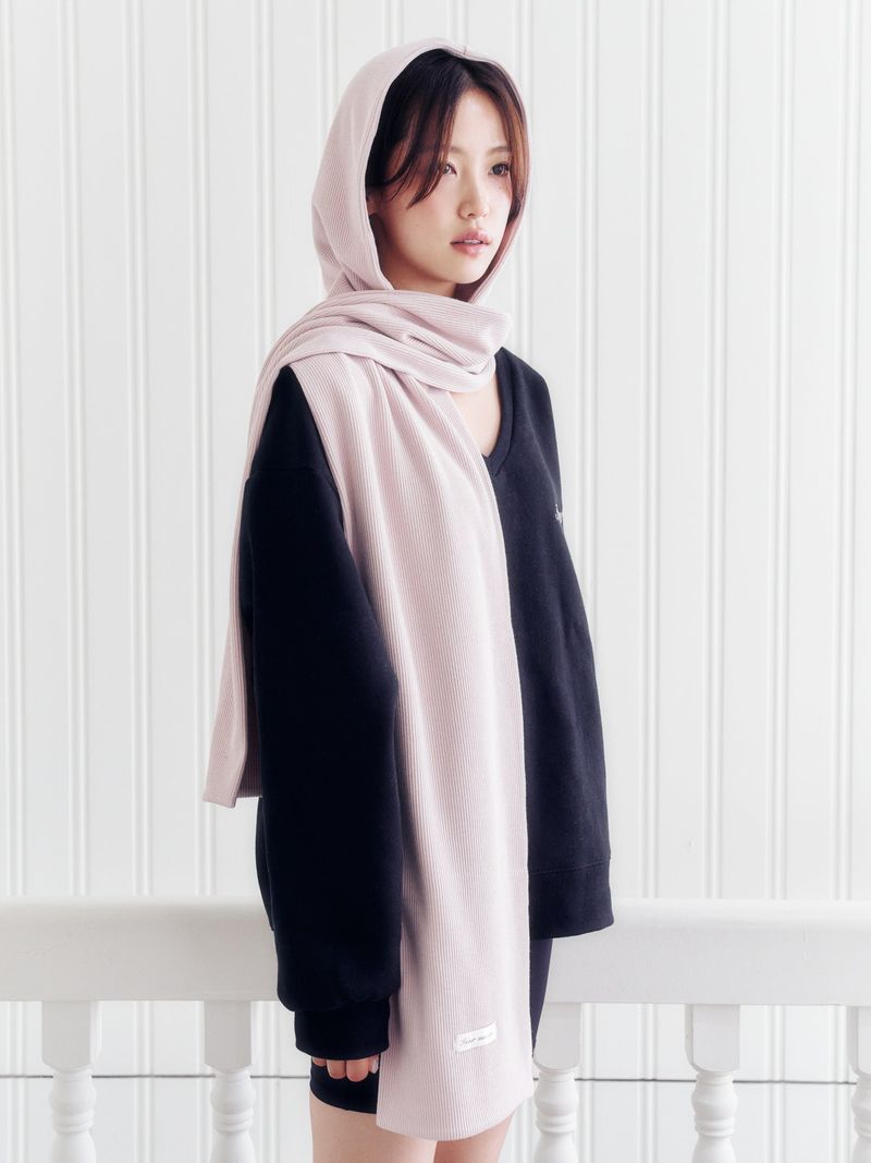 Innermuseum(インナーミュージアム)の「Knit Balaclava Long muffler (PINK)(Fashion Accessories)」