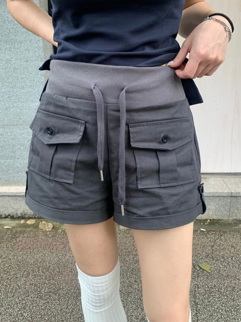 RITCORE（リットコア）の「ローバー バックル コットン カーゴ ロールアップ ショーツ（4色）（パンツ）」