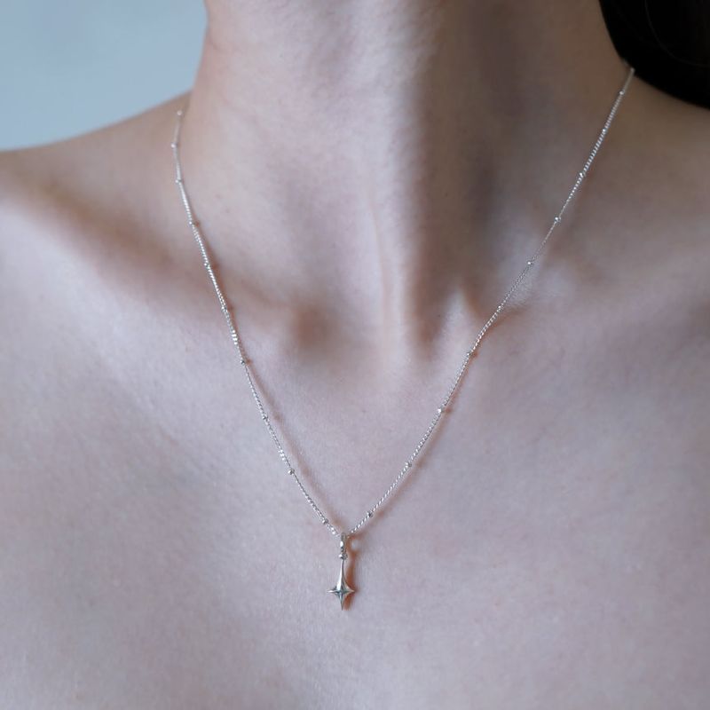 Single star Necklace - Silver