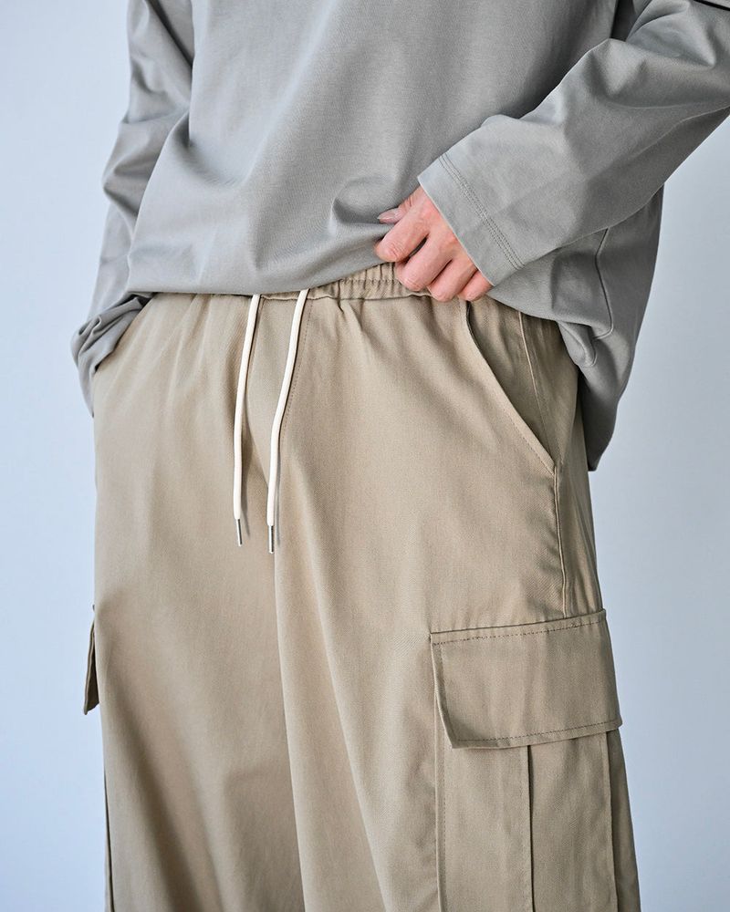 SIO WIDE CARGO PANTS BG