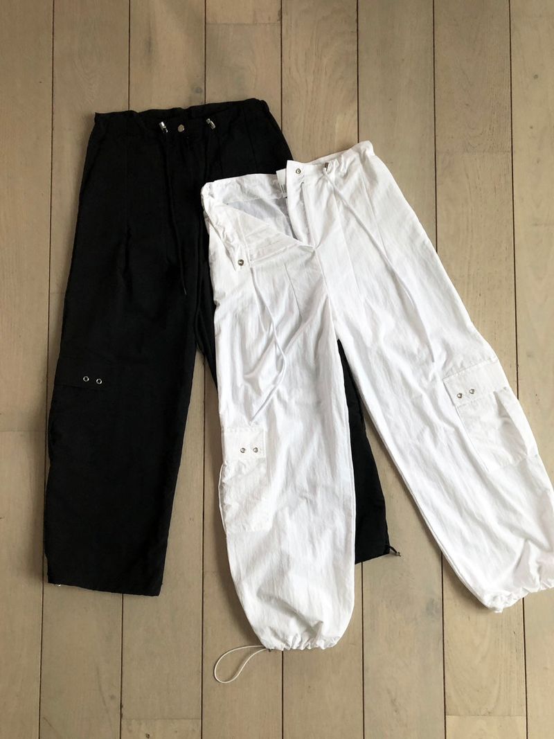 Eyelet Cargo Pants