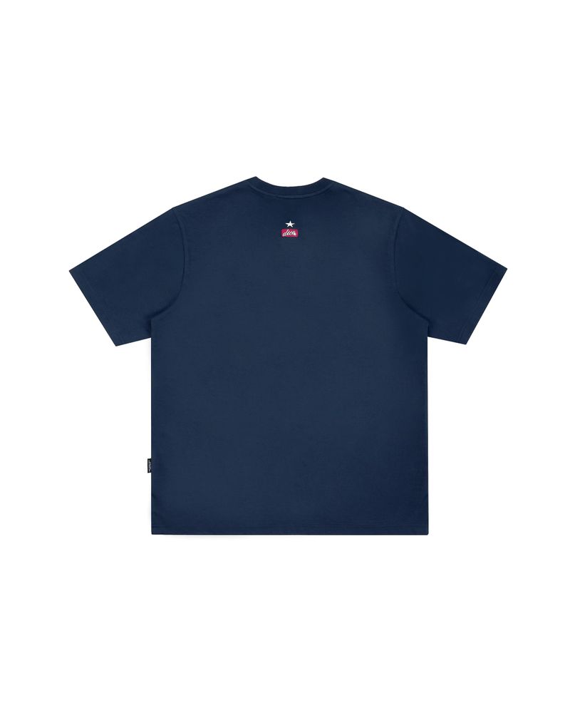 Dico Star Print T-Shirt Navy
