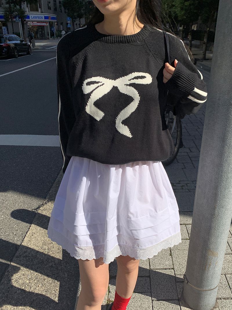 [MADE] Epo Lace Mini Skirt