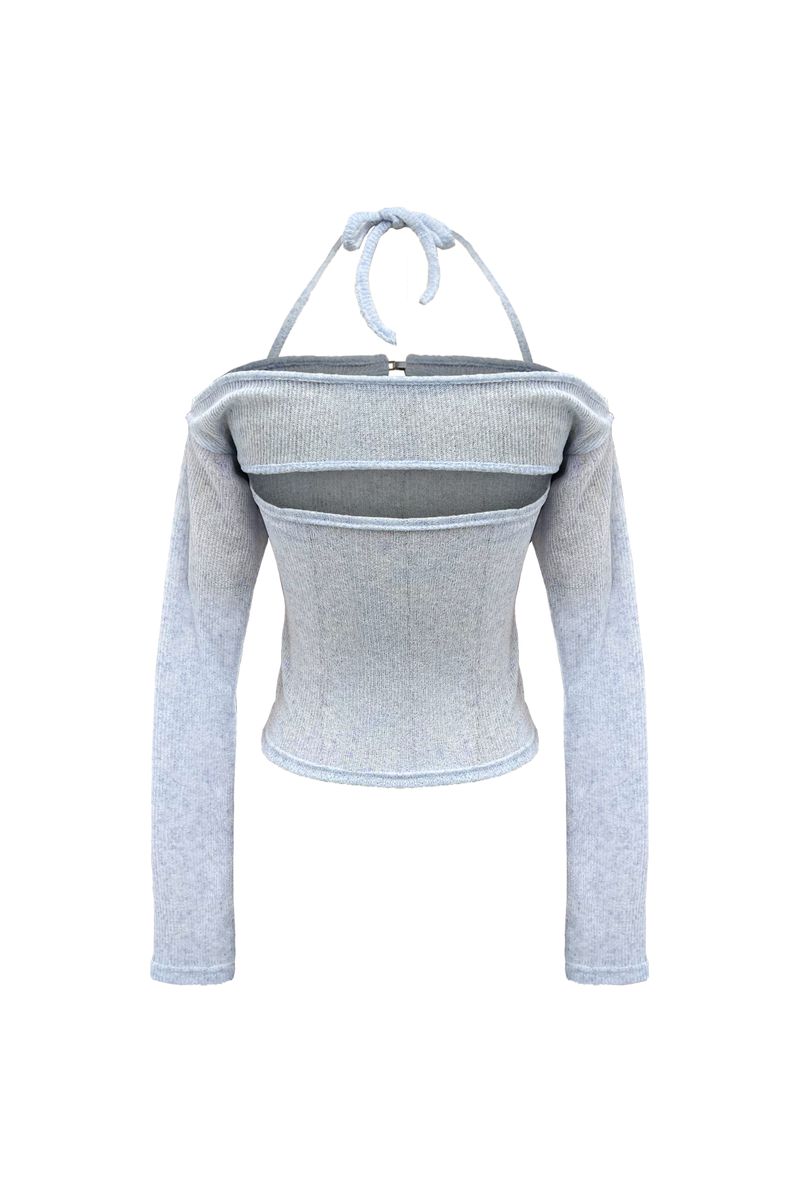 MANON OFF-SHOULDER SET / SKY BLUE