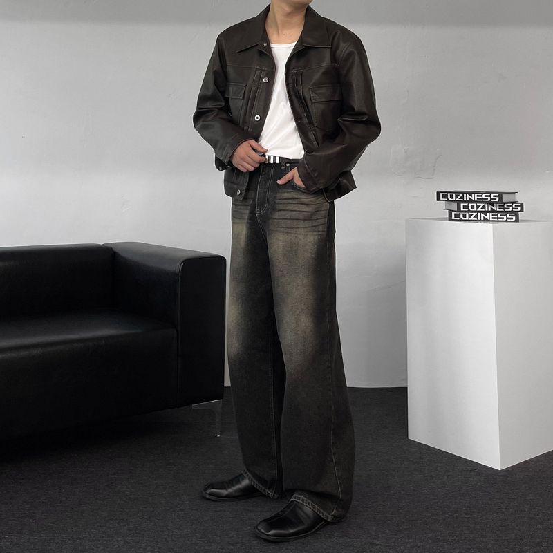OWN Tony Garment Leather Tracker Jacket (3 colors)