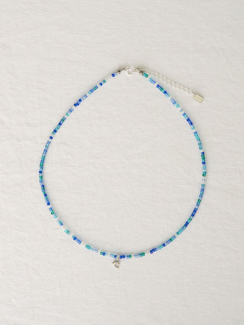 Silver925_Ocean Dolphin_N (Multi,Blue)