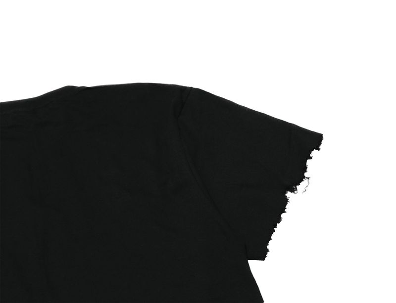 damage cutting t-shirt (black)