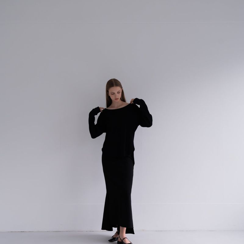 back open long Tshirt