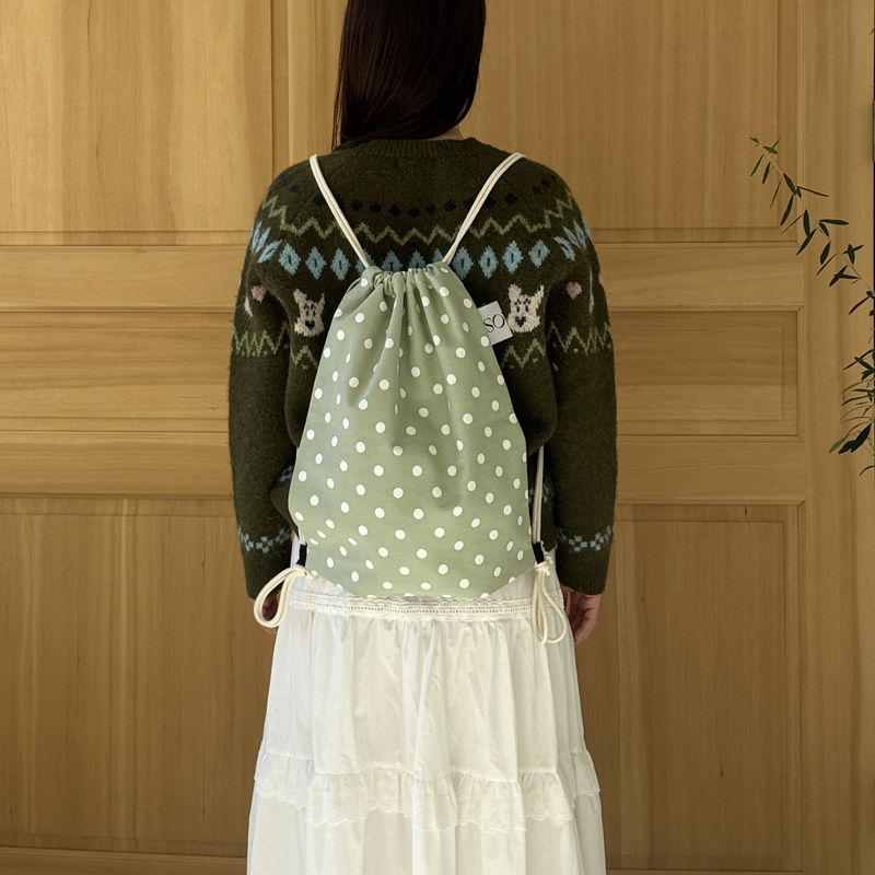 New dot multi bag - mint