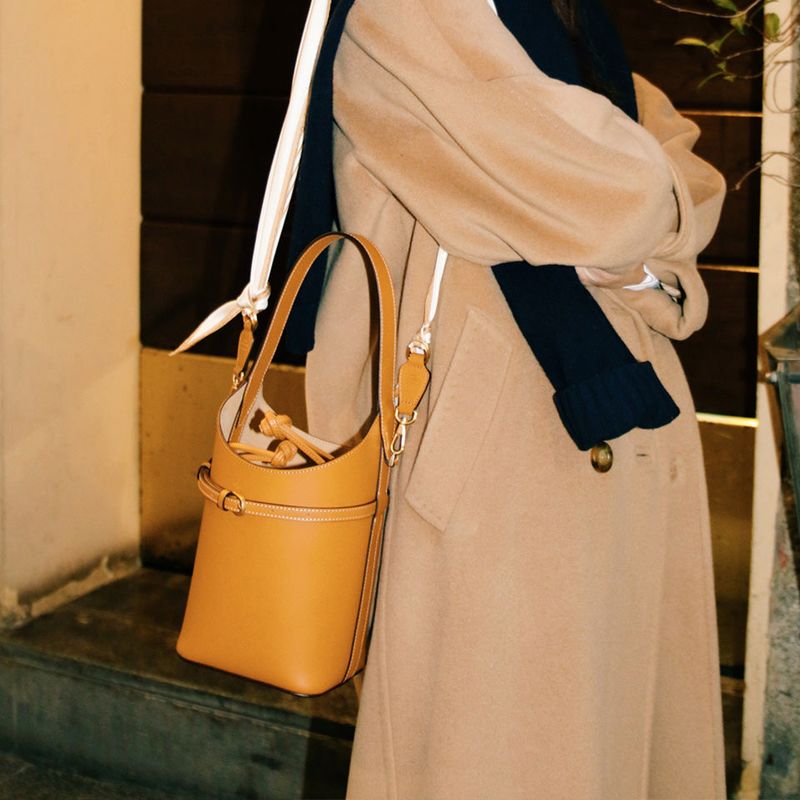 JANE FULL GRAIN Tan & Straplink