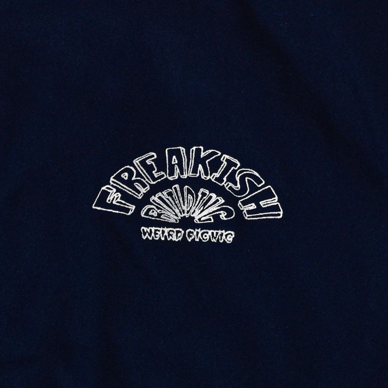 WEIRD PICNIC VARSITY JACKET (NAVY)
