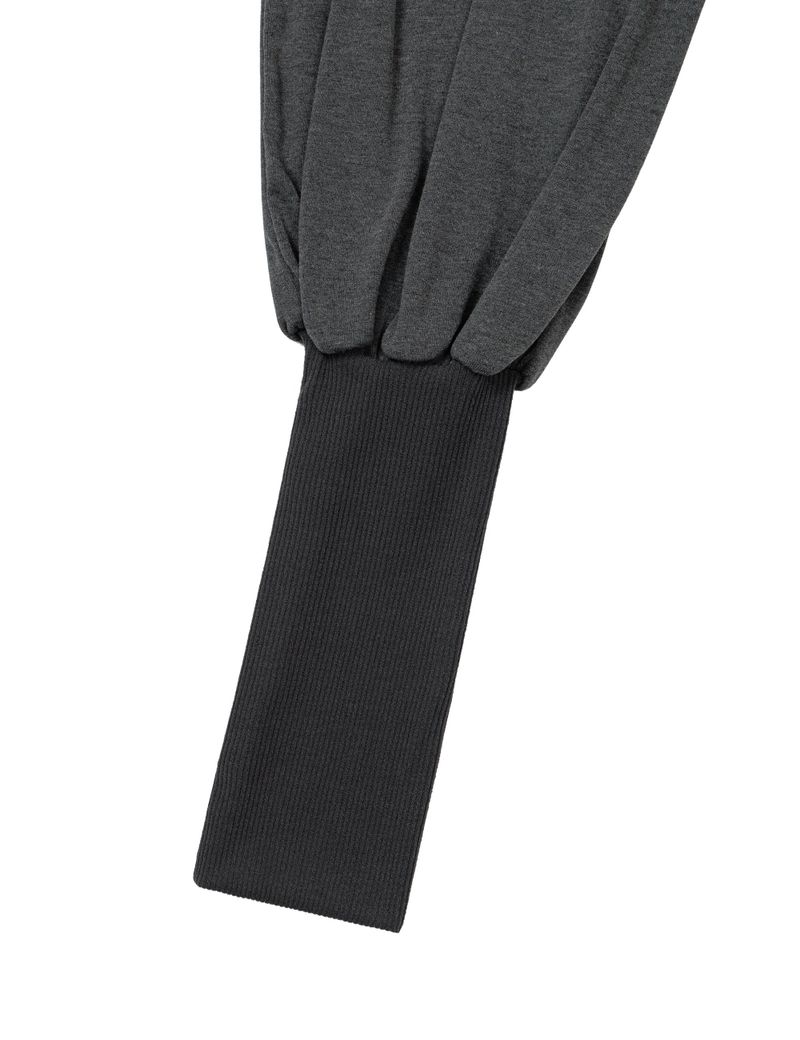 BANDING BALLOON PANTS(CHARCOAL)