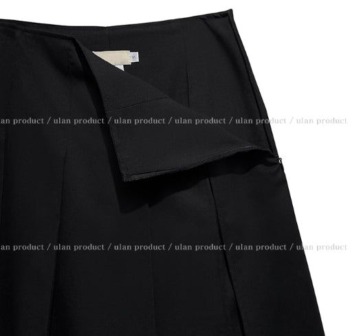 Epic Layered Pleated Skirt Pants