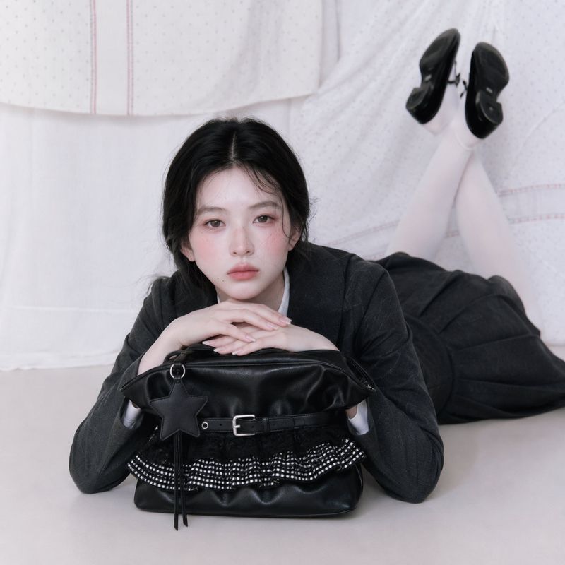 STAR FRILL BAG (3COLOR)