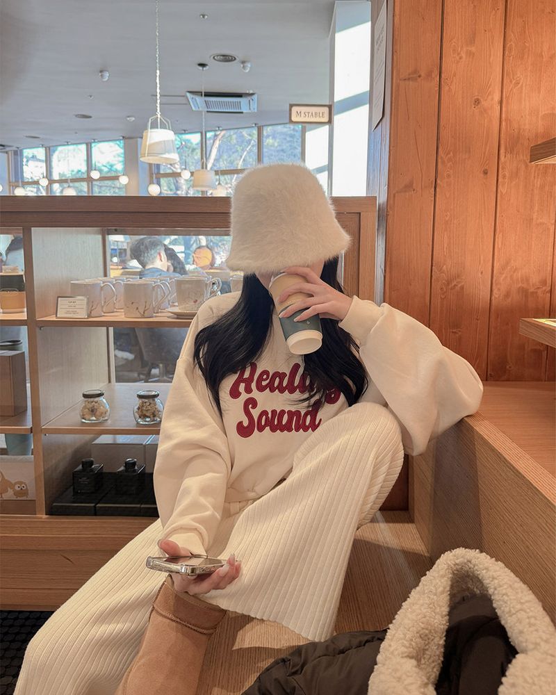Fleece Crop sweat