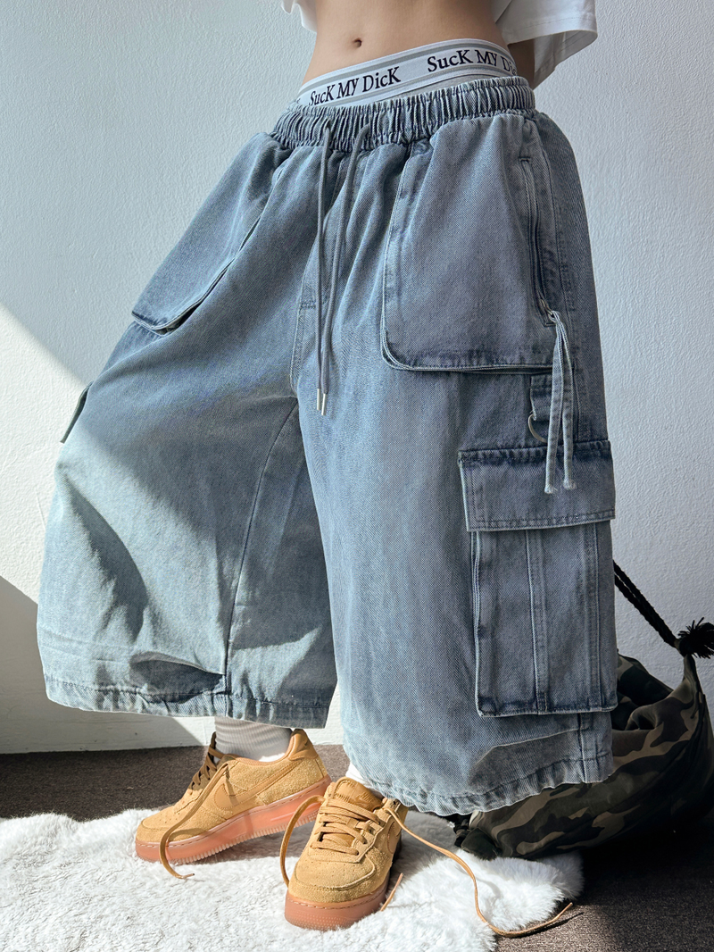 D-RING ZIPPER CARGO Bermuda