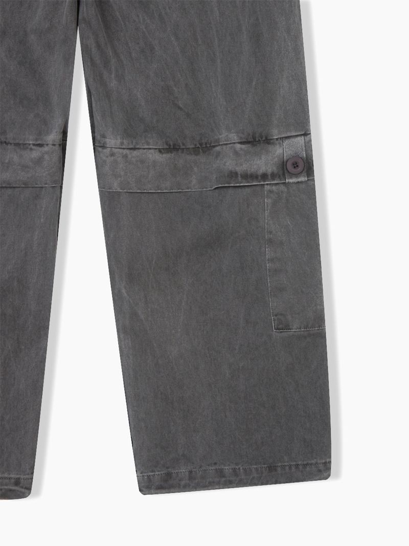 Ash pigment vintage cargo pants