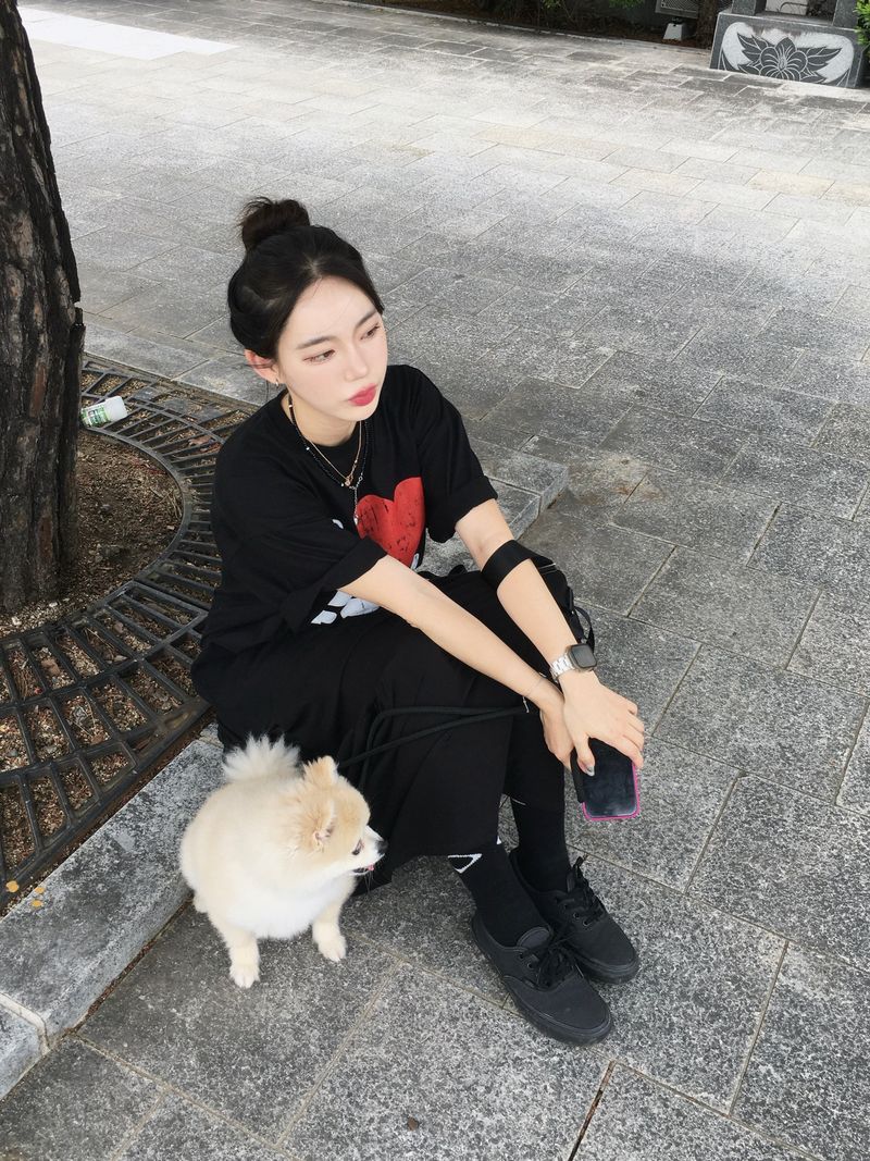 Shuming Unbal Shirring Banding Long Skirt (2c)  