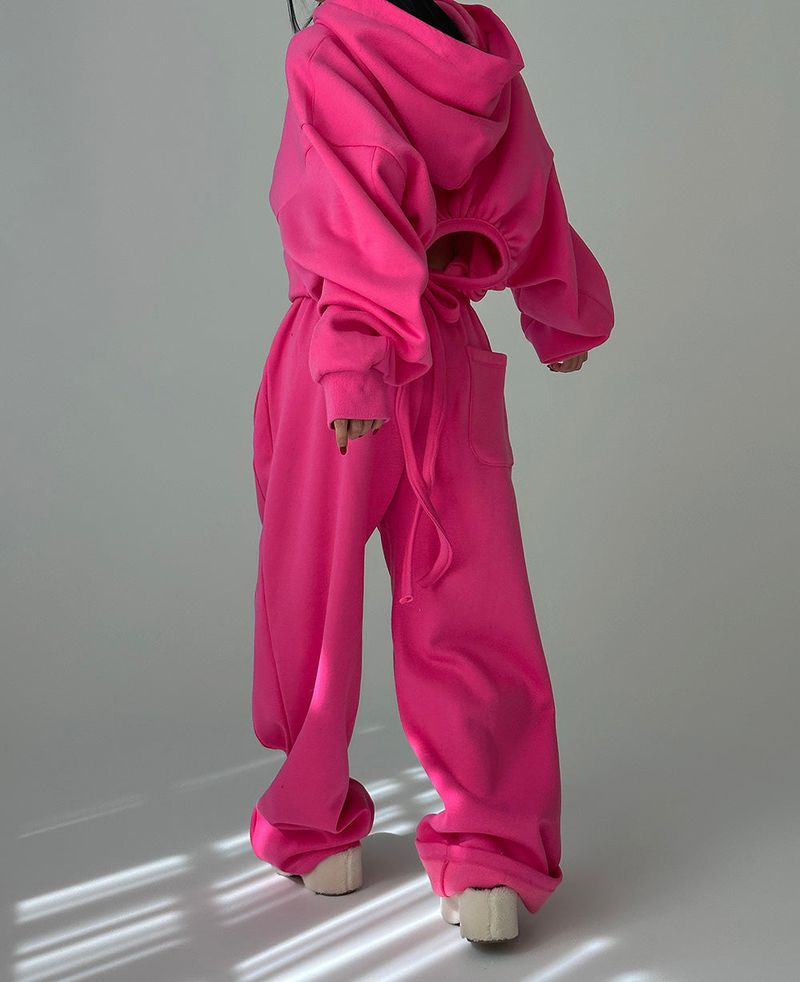 Valen Napping Backless Hoodie