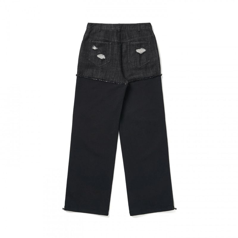 DENIM MIXED TRAING PANTS