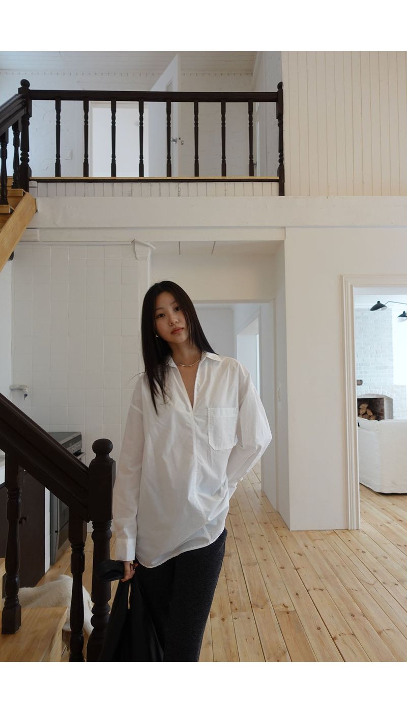 non button white shirts