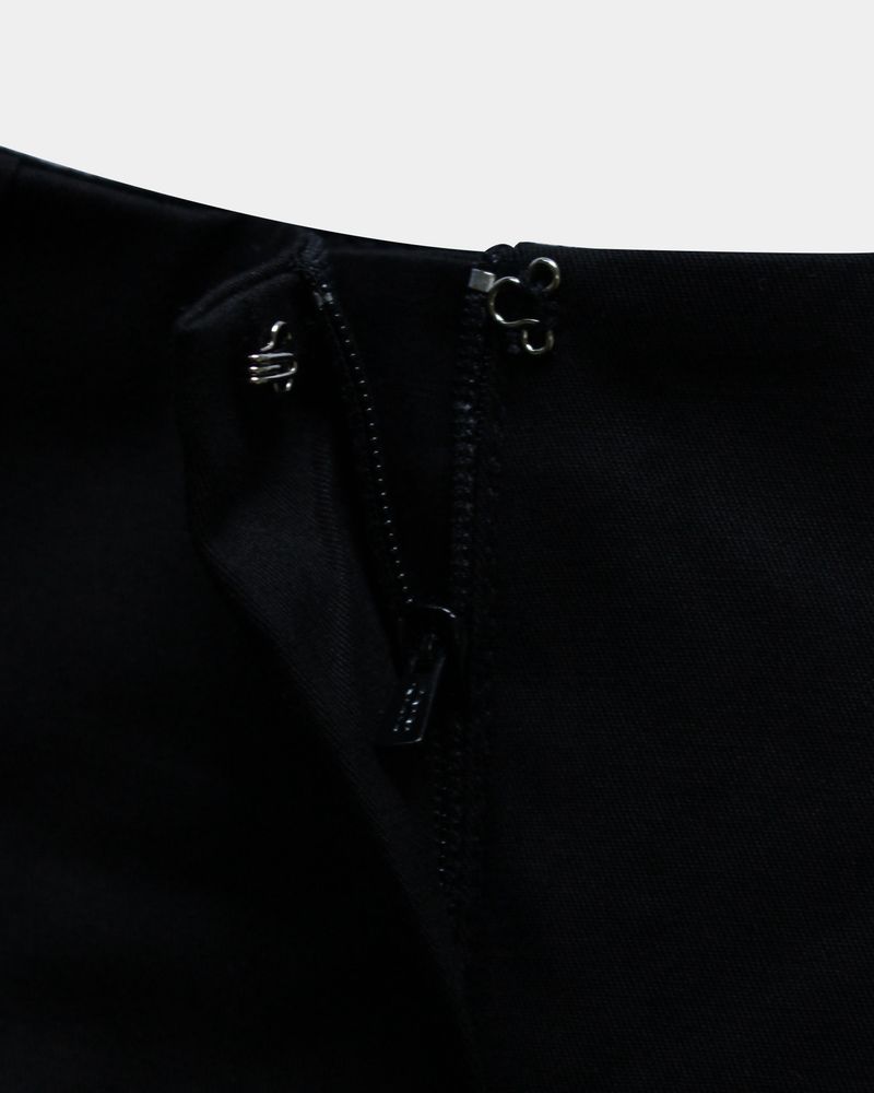 Punch Hole Midi Skirt