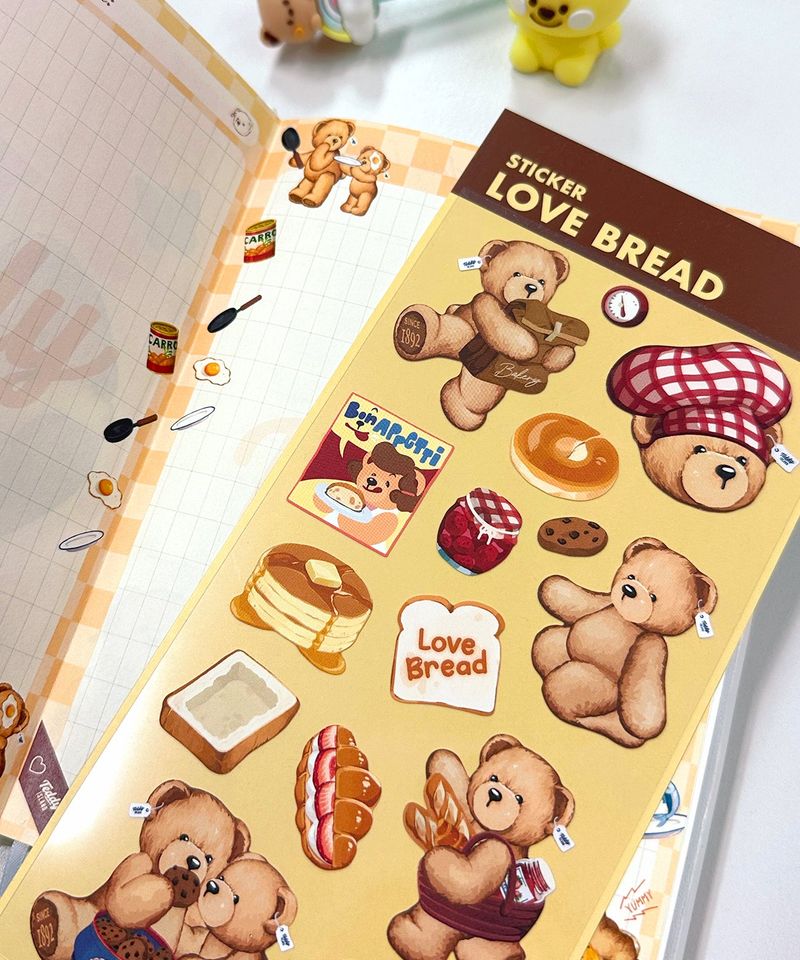 LOVE BREAD Sticker